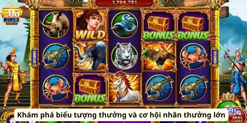 Sơn Tinh Thủy Tinh HitClub Và Hành Trình Săn Thưởng Khám phá biểu tượng thưởng và cơ hội nhân thưởng lớn