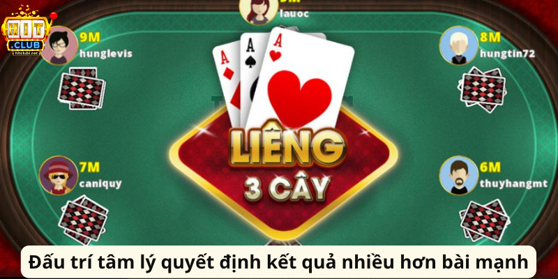 Bài Liêng HitClub – Nơi Bản Lĩnh Quyết Định Thắng Thua Đấu trí tâm lý quyết định kết quả nhiều hơn bài mạnh